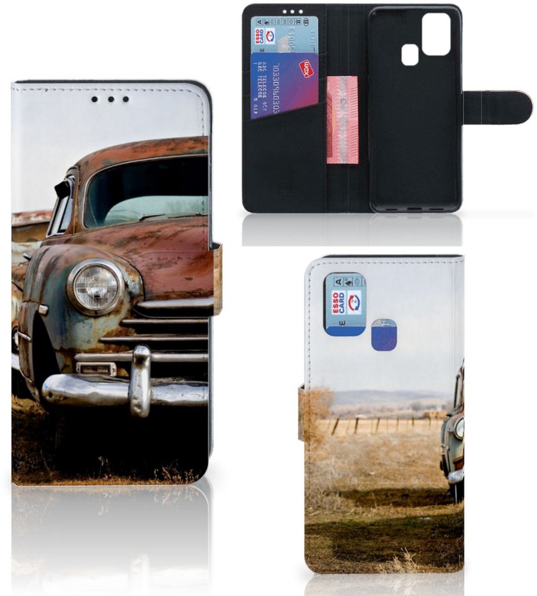 Samsung Galaxy M31 Telefoonhoesje met foto Vintage Auto