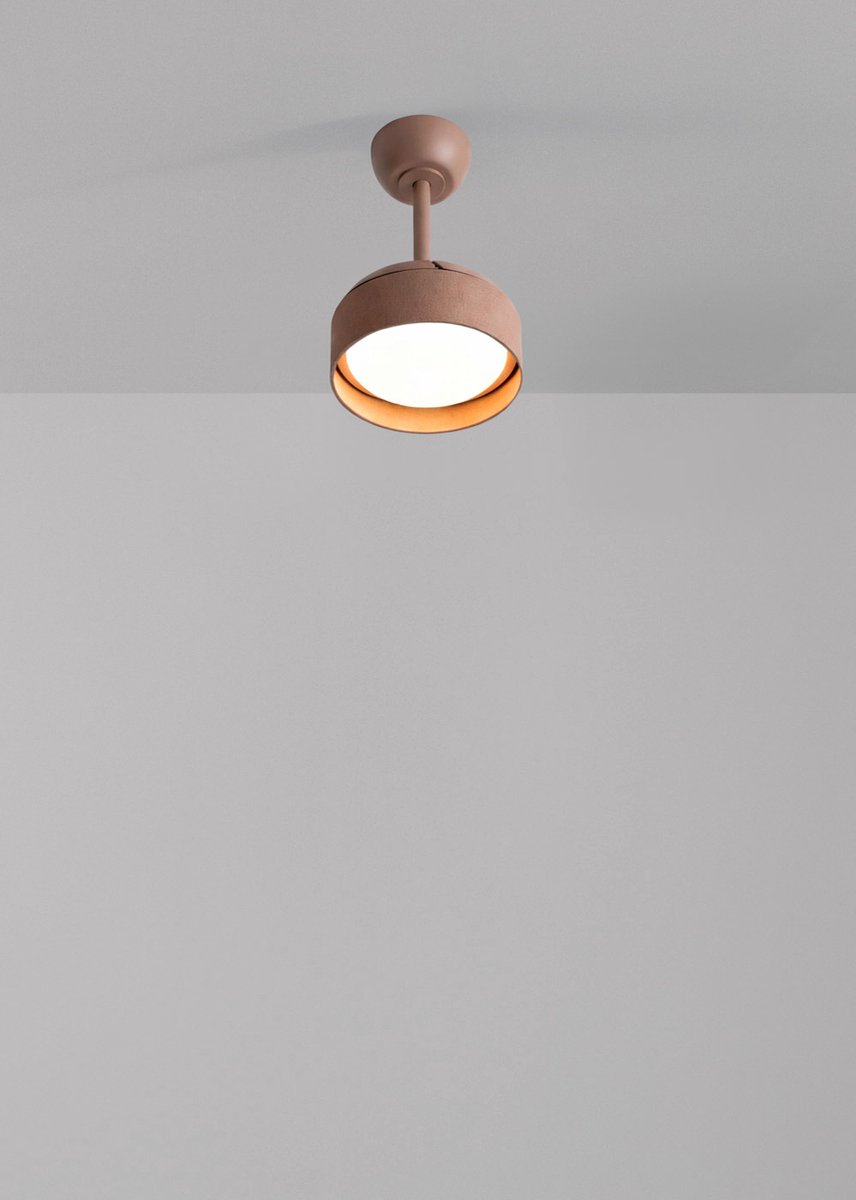 CREATE - Plafondventilator 40W Ø55cm stil met intrekbare bladen en LED-licht - S - Met licht - Afstandsbediening - WIND CLEAR LAMP