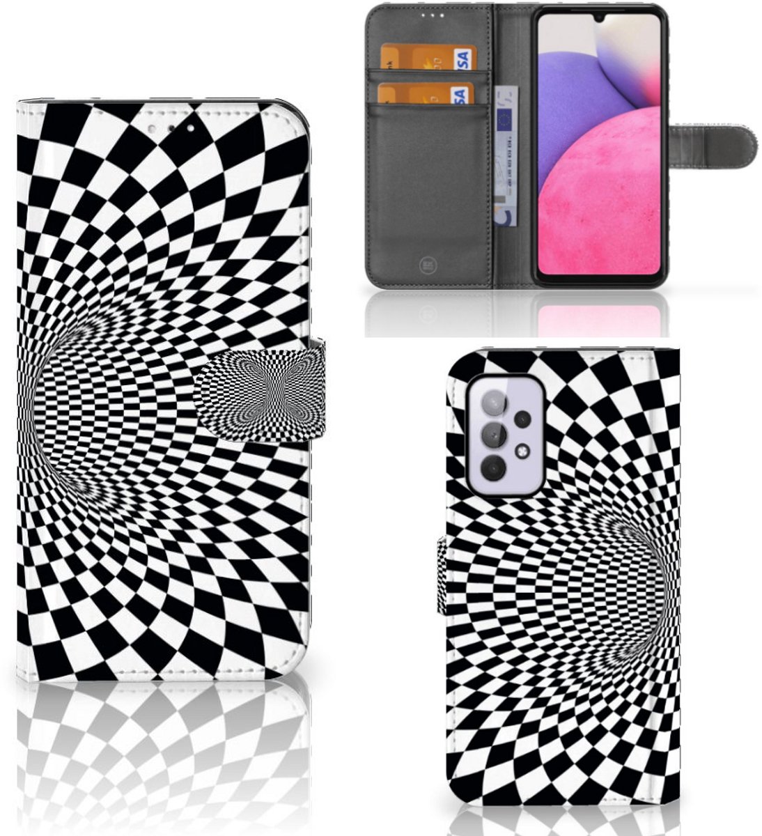 Samsung Galaxy A33 5G Book Case Illusie