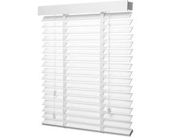 Houten Jaloezieën - Horizontale Blinds - Zonwering Binnen - Massief Lindehout - 70x220cm