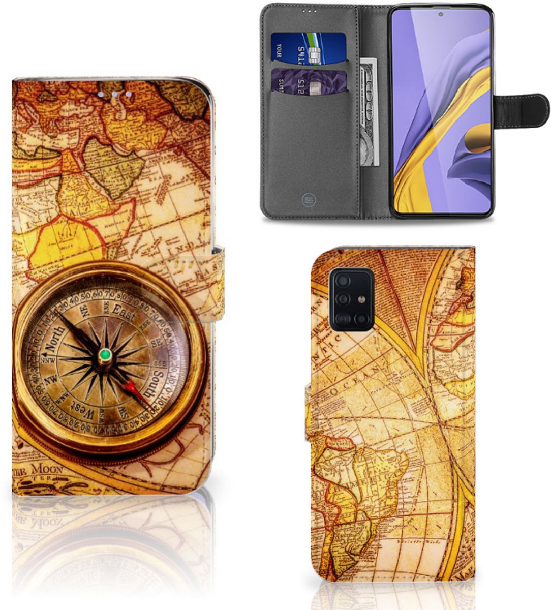Samsung Galaxy A51 Flip Cover Kompas