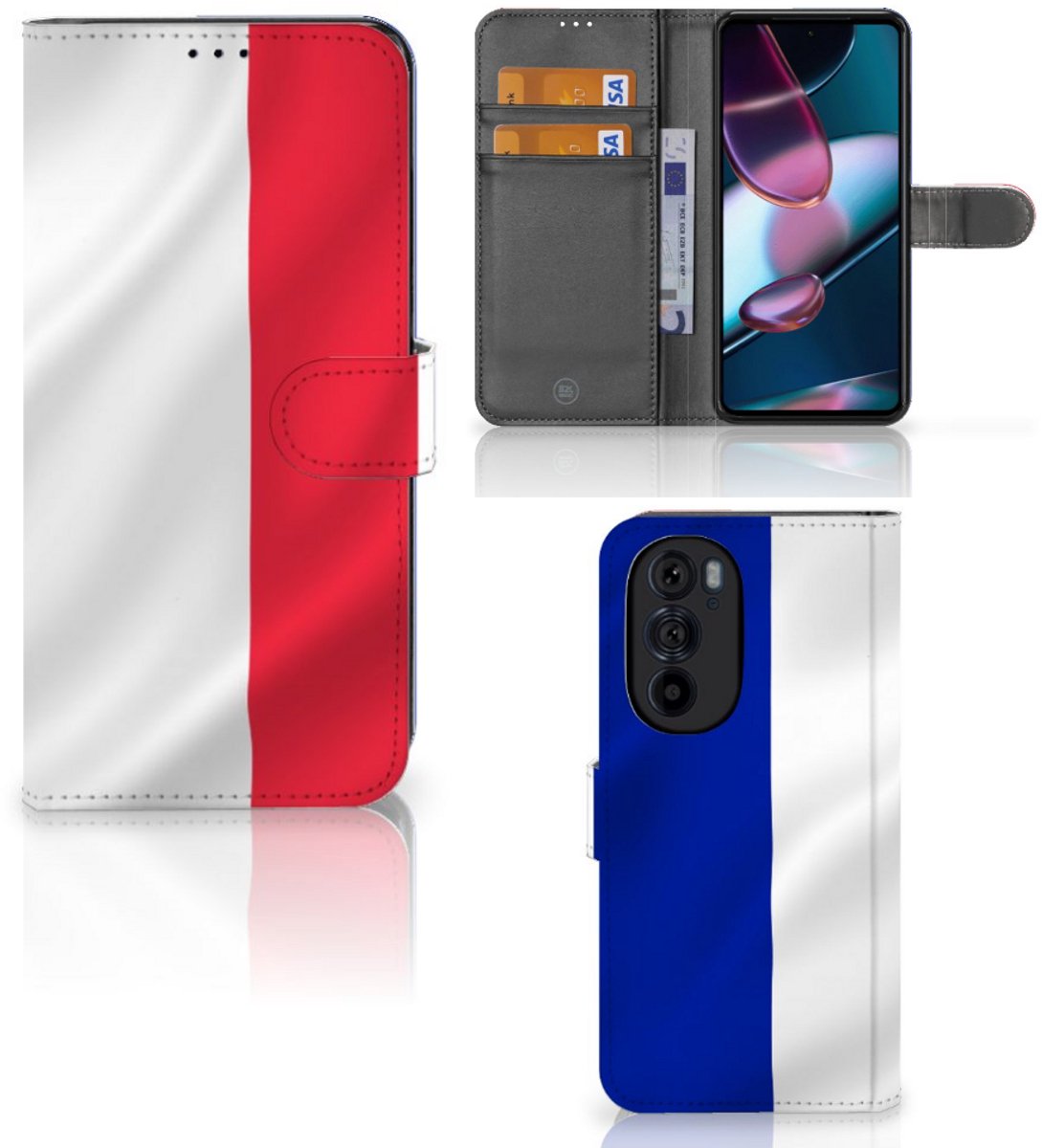 Motorola Edge 30 Pro Bookstyle Case Frankrijk