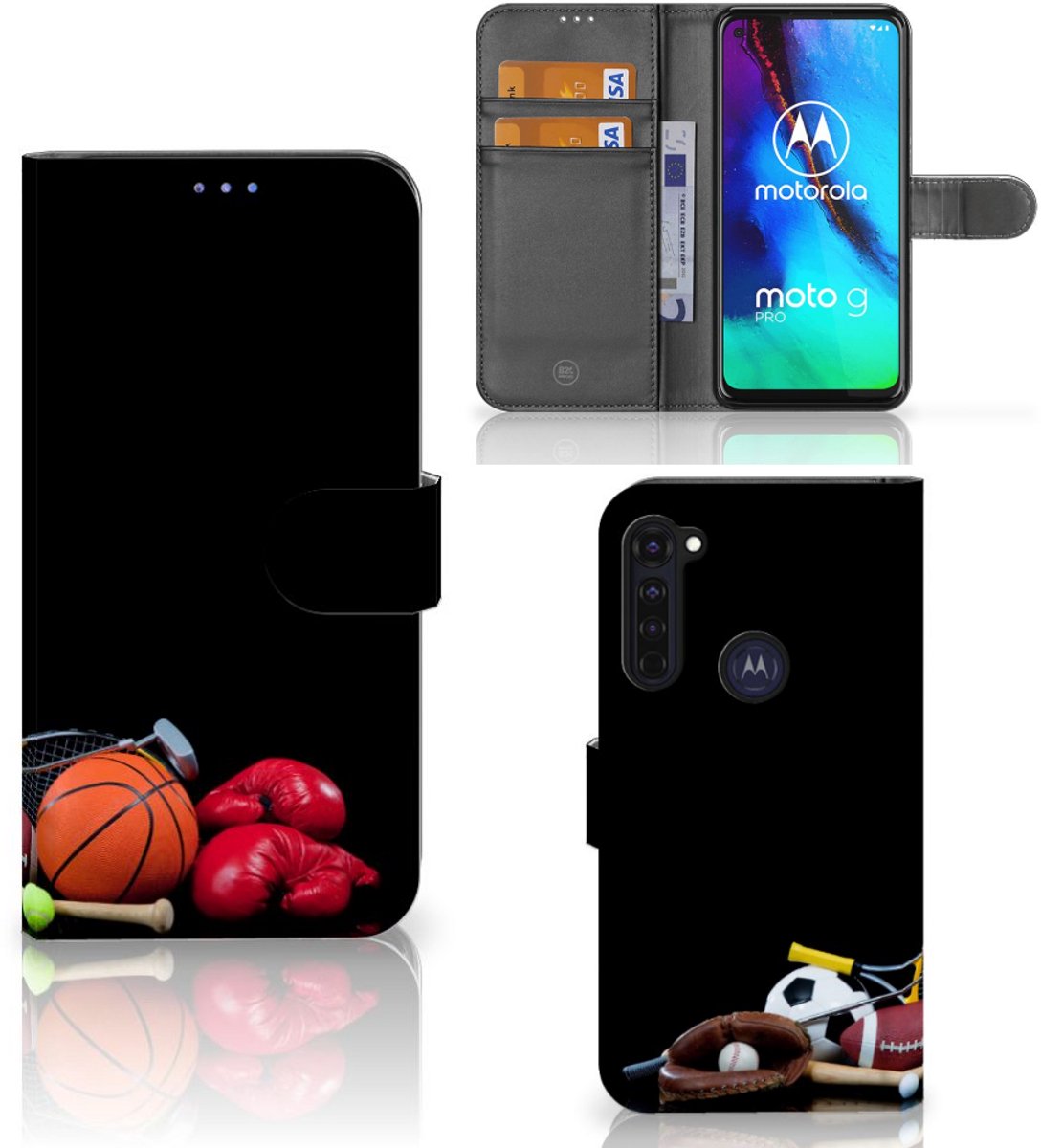 Motorola Moto G Pro Wallet Case met Pasjes Sports