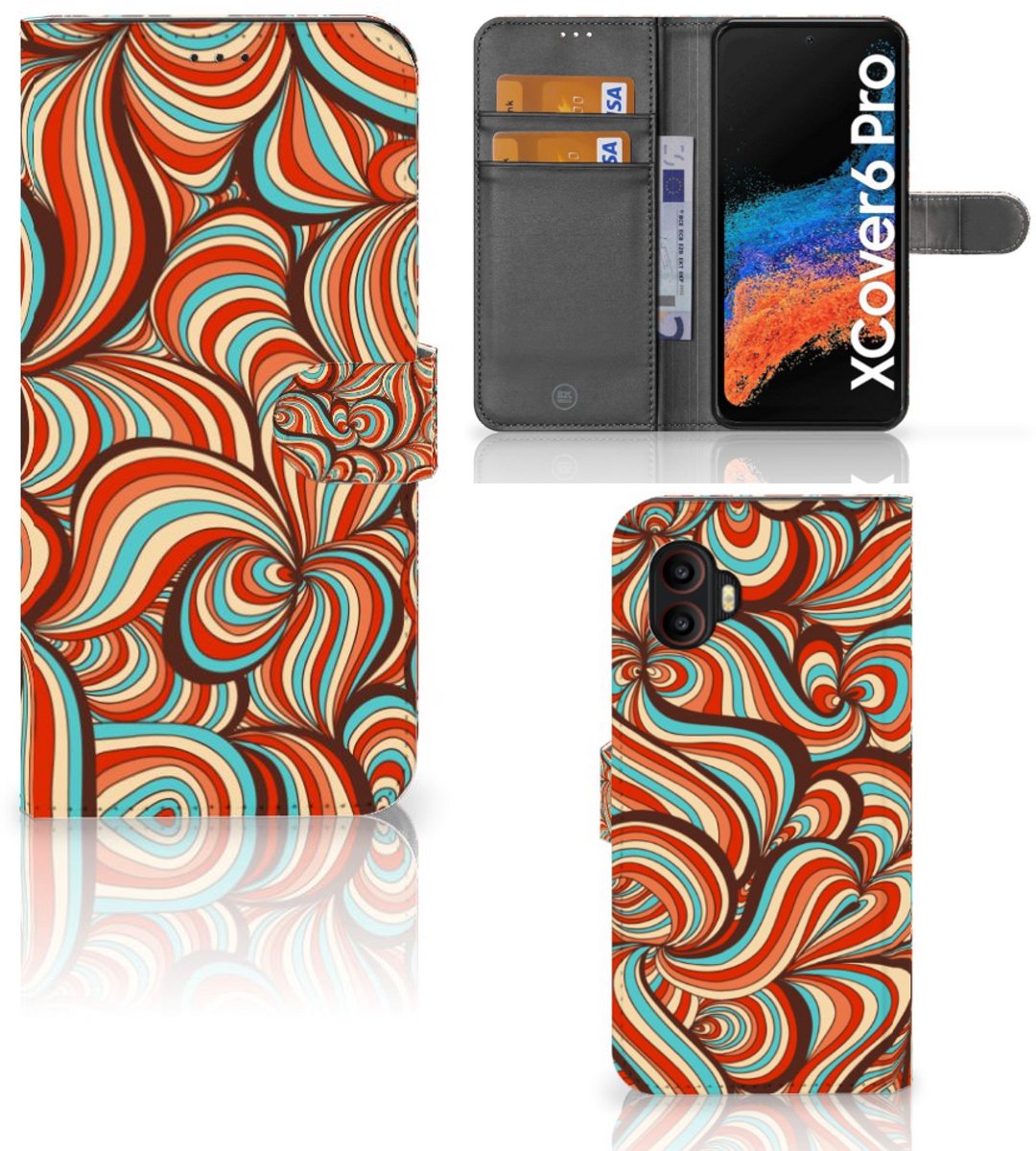 Samsung Galaxy Xcover 6 Pro Hoesje Retro