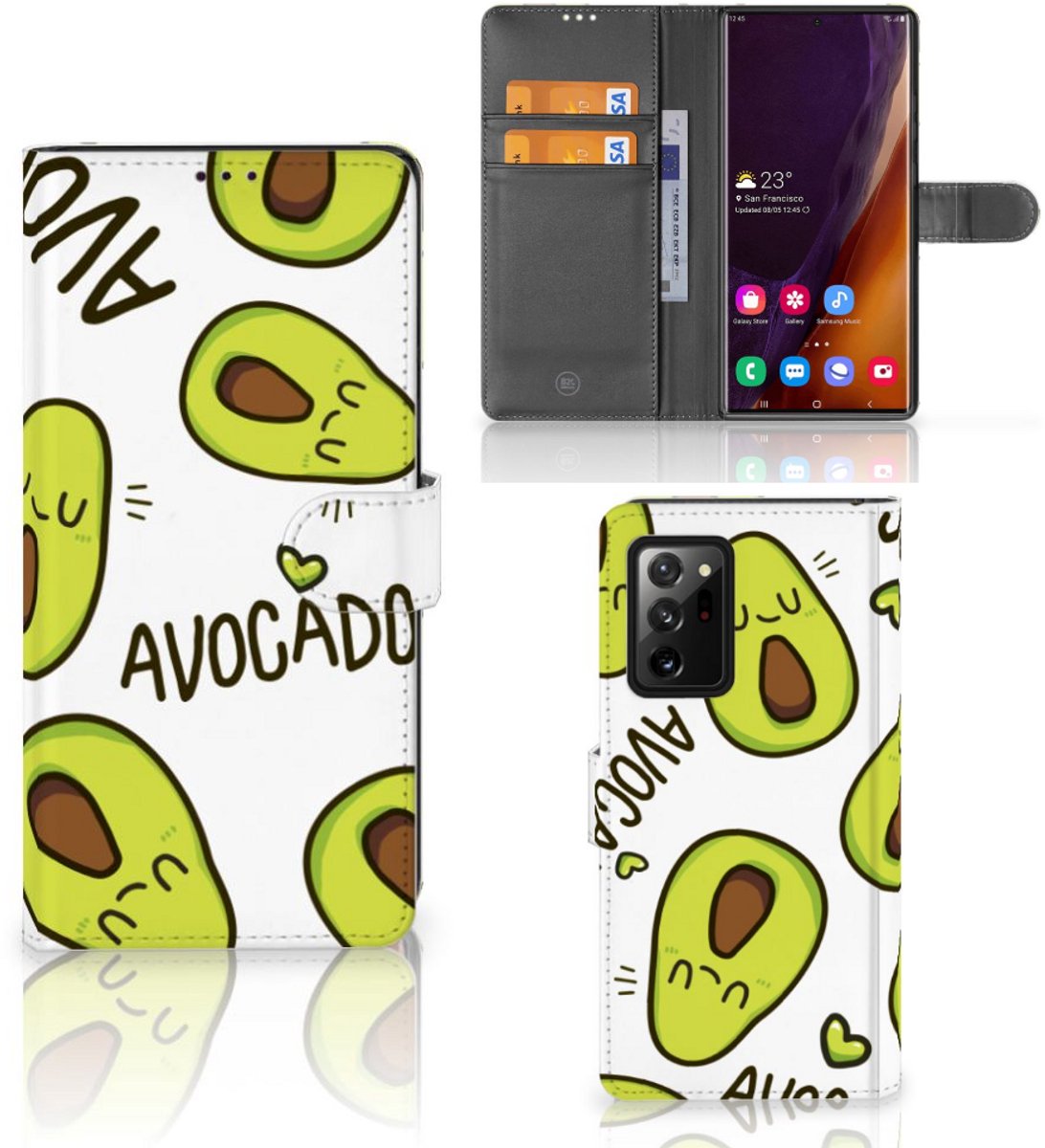 Samsung Galaxy Note20 Ultra Leuk Hoesje Avocado Singing