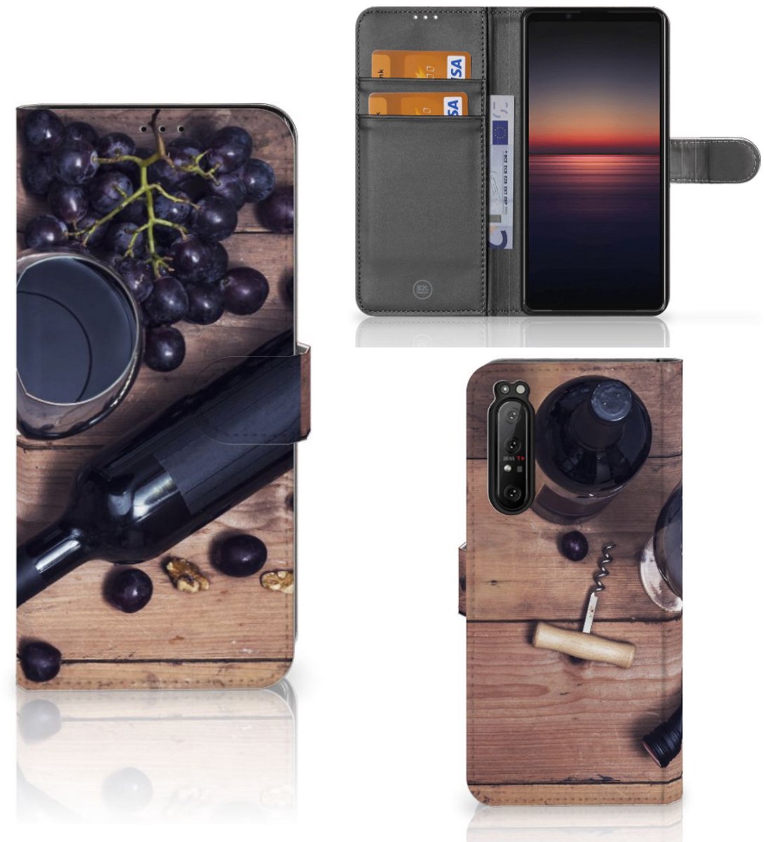 Sony Xperia 1 II Book Cover Wijn