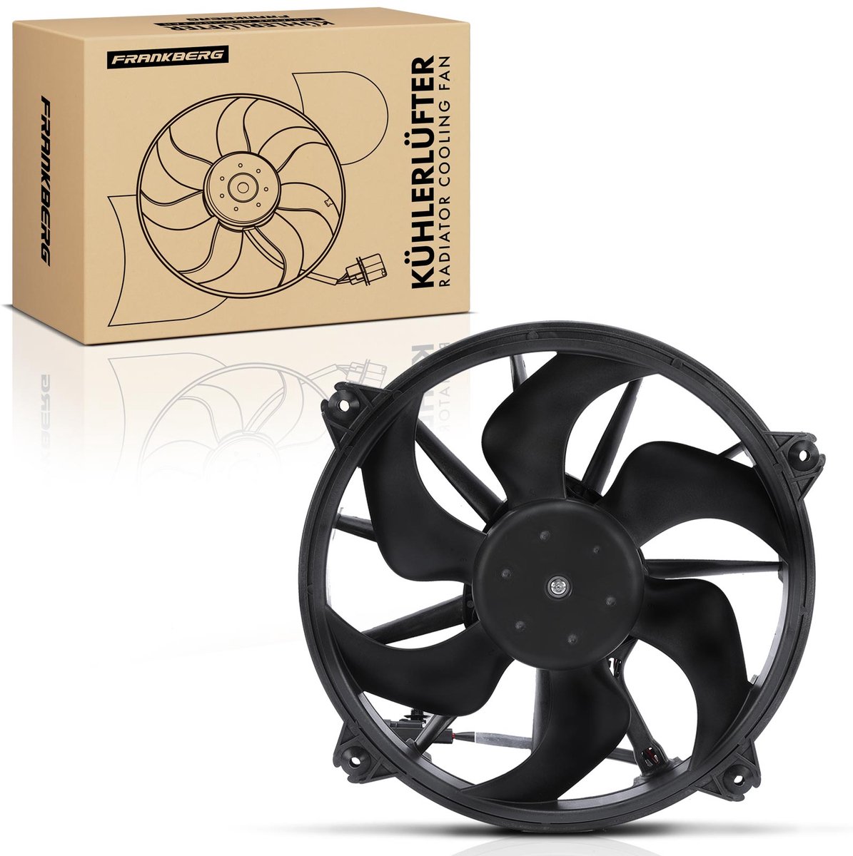 Frankberg 1x Motorkoeler Enkelvoudige ventilator