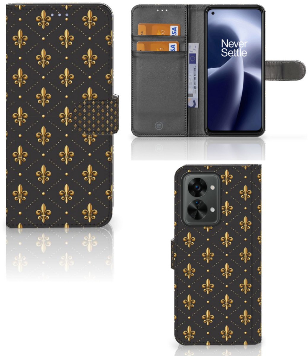 OnePlus Nord 2T Telefoon Hoesje Franse Lelie