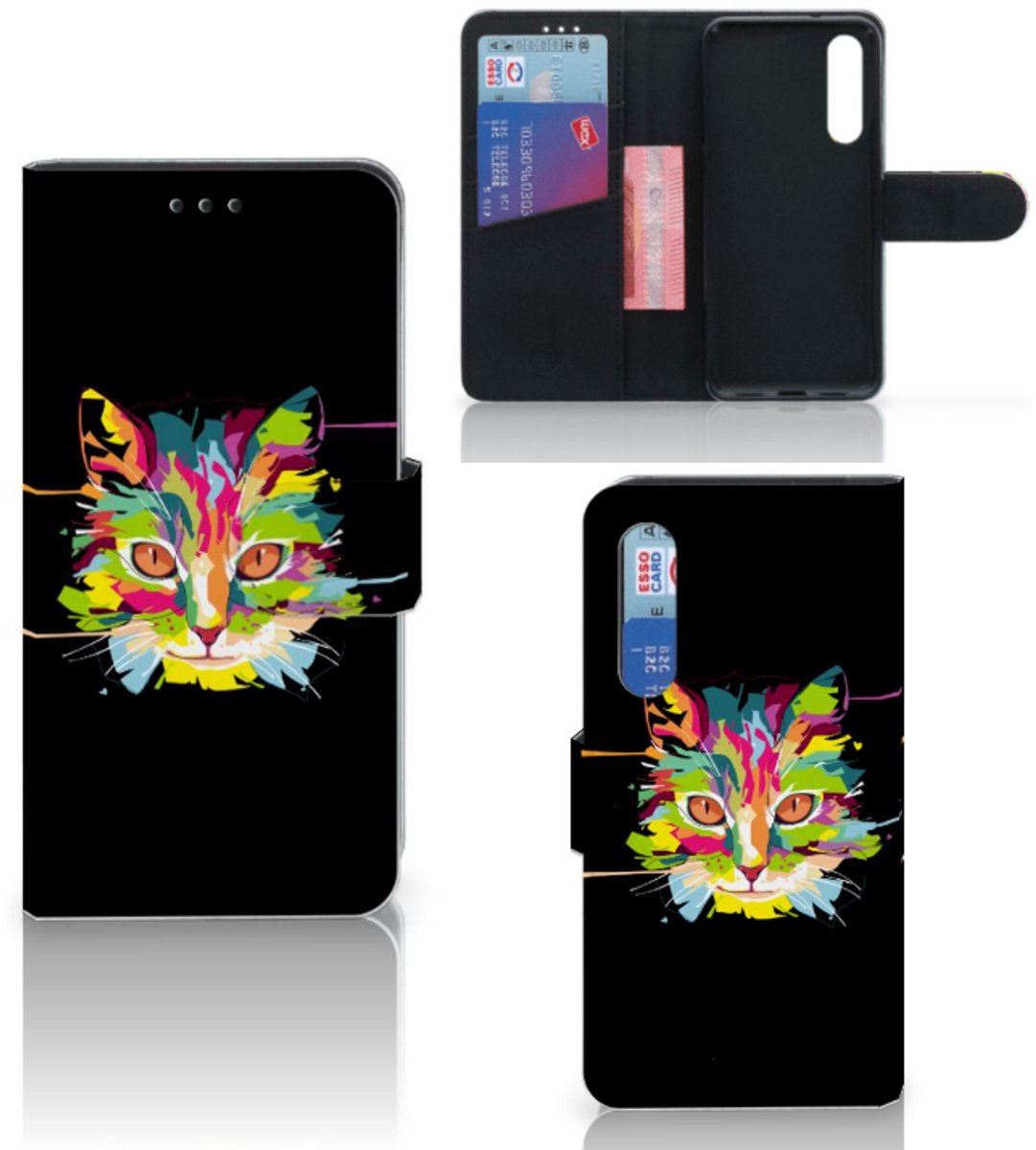 Xiaomi Mi 9 SE Leuk Hoesje Cat Color