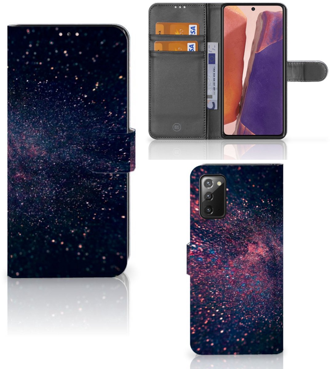 Samsung Galaxy Note 20 Book Case Stars