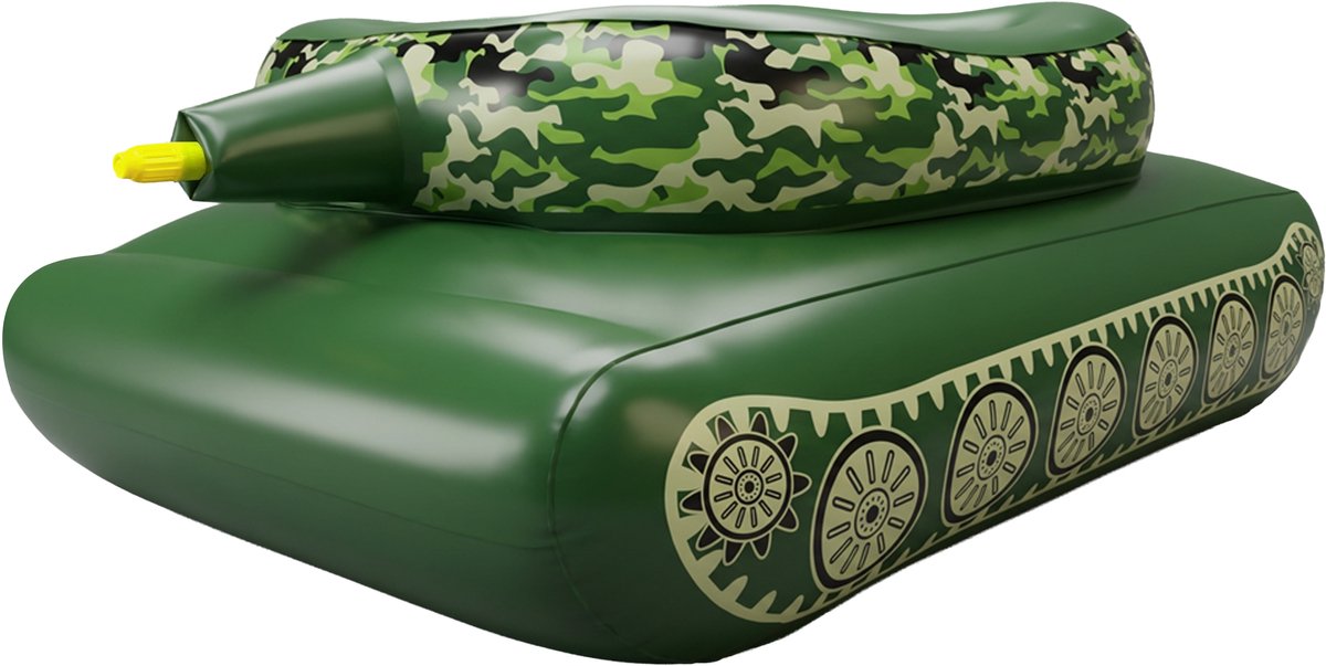 ZwemcoPool Opblaasbare Tank - Waterspelletje Zwembad - Met waterkanon - 155 x 112 x 61 cm