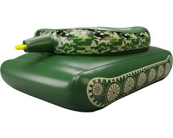 ZwemcoPool Opblaasbare Tank - Waterspelletje Zwembad - Met waterkanon - 155 x 112 x 61 cm