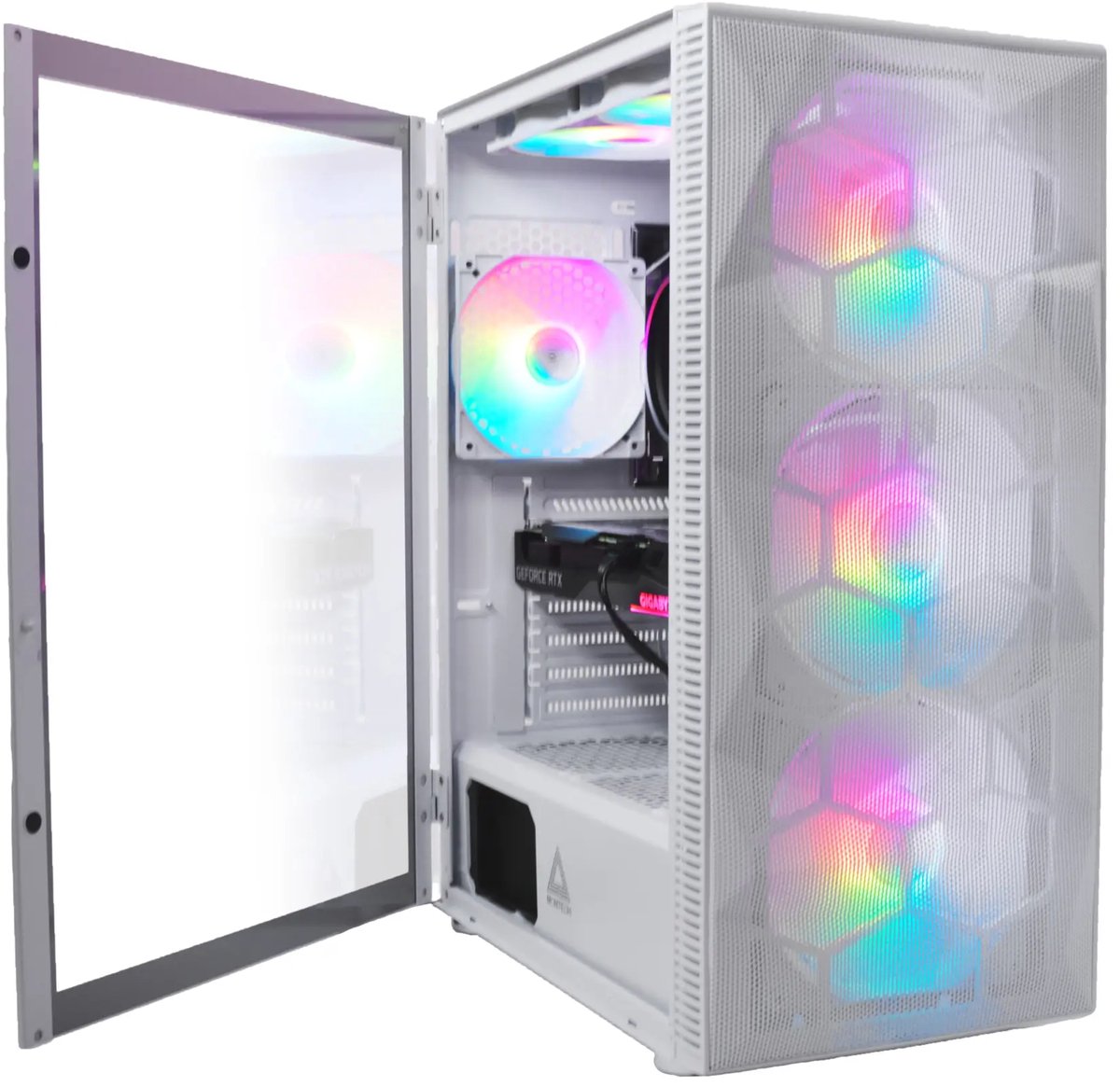 peta GamePC X3 Mesh - AMD Ryzen 5 5600G - 16GB RAM - 4.0TB M.2 SSD - Nvidia GeForce RTX3050 8GB - Windows 11 Pro