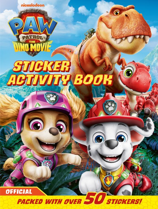 PAW Patrol: The Dino Movie Sticker Activity Book - cover