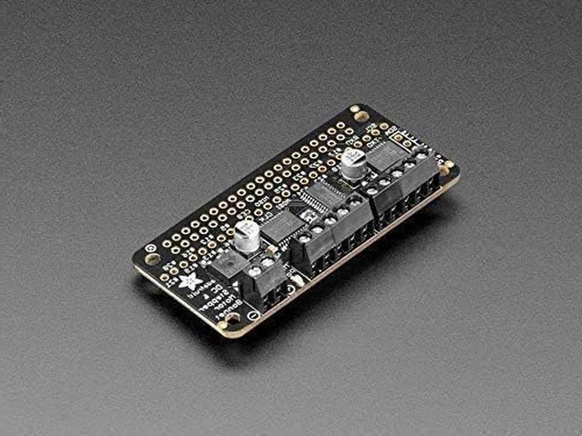 Motor Controller Bonnet - Robot Bonnet - Robot Projecten Sturen - 4 DC of 2 Stepper Motoren