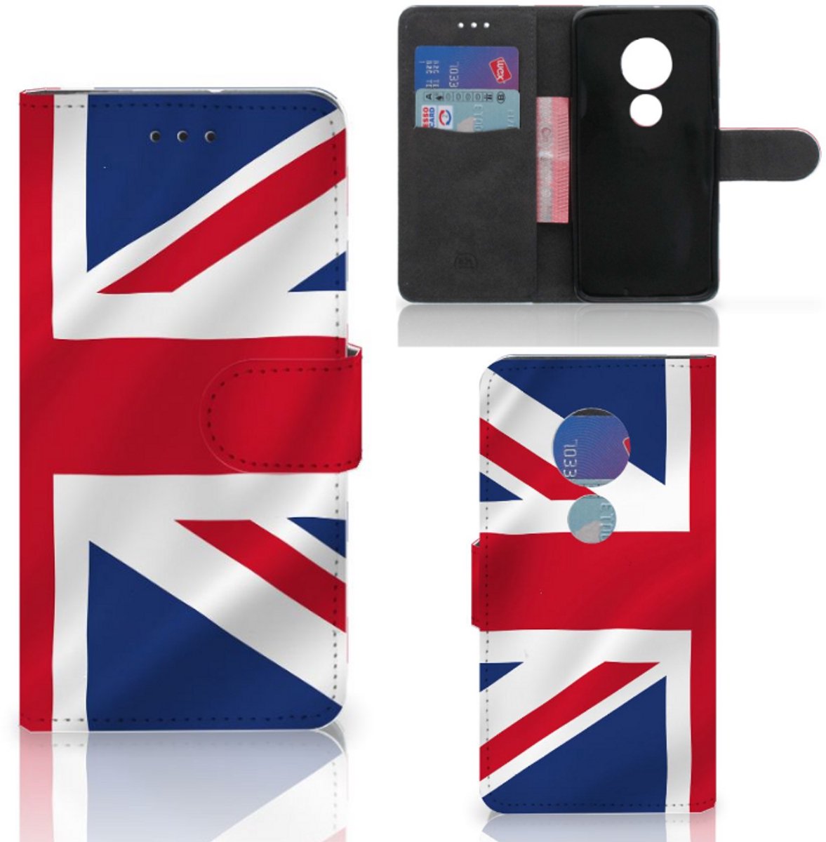 Motorola Moto G7 Play Bookstyle Case Groot-Brittannië