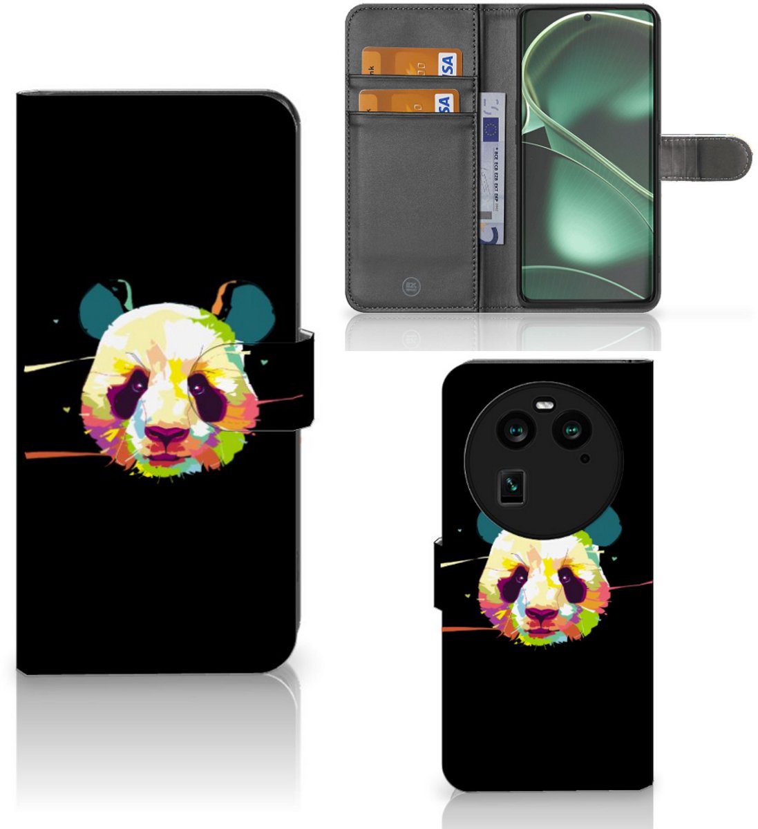 OPPO Find X6 Leuk Hoesje Panda Color