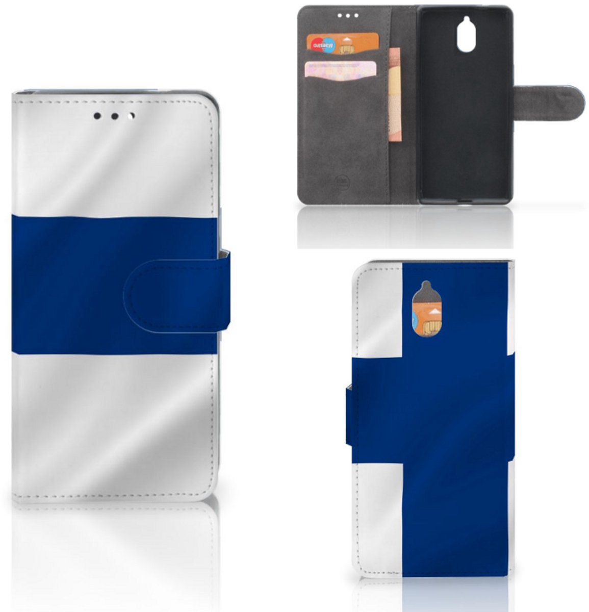 Nokia 3.1 (2018) Bookstyle Case Finland