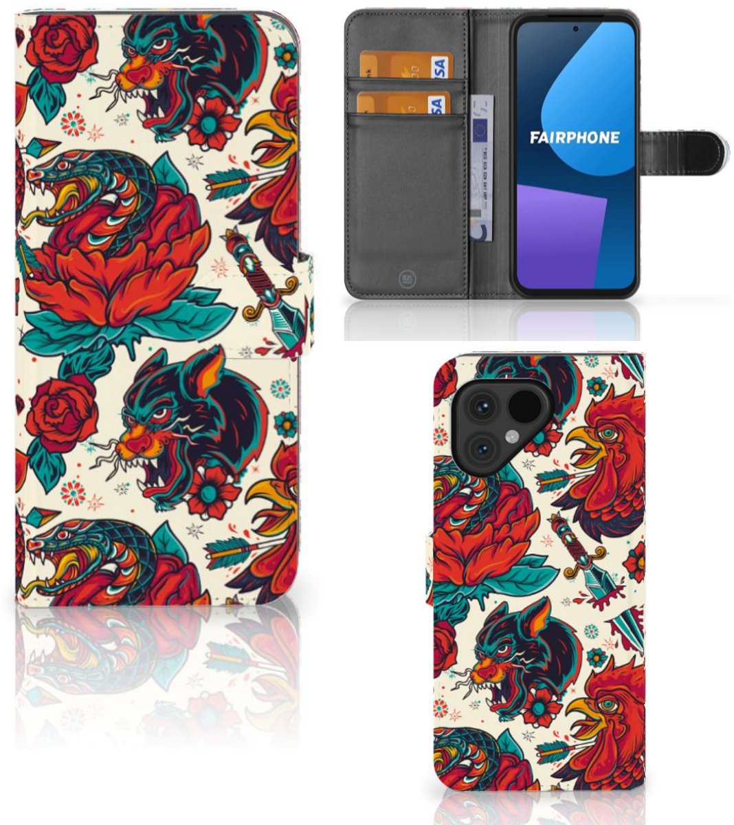 Telefoonhoesje met foto voor Fairphone 5 Old Skool