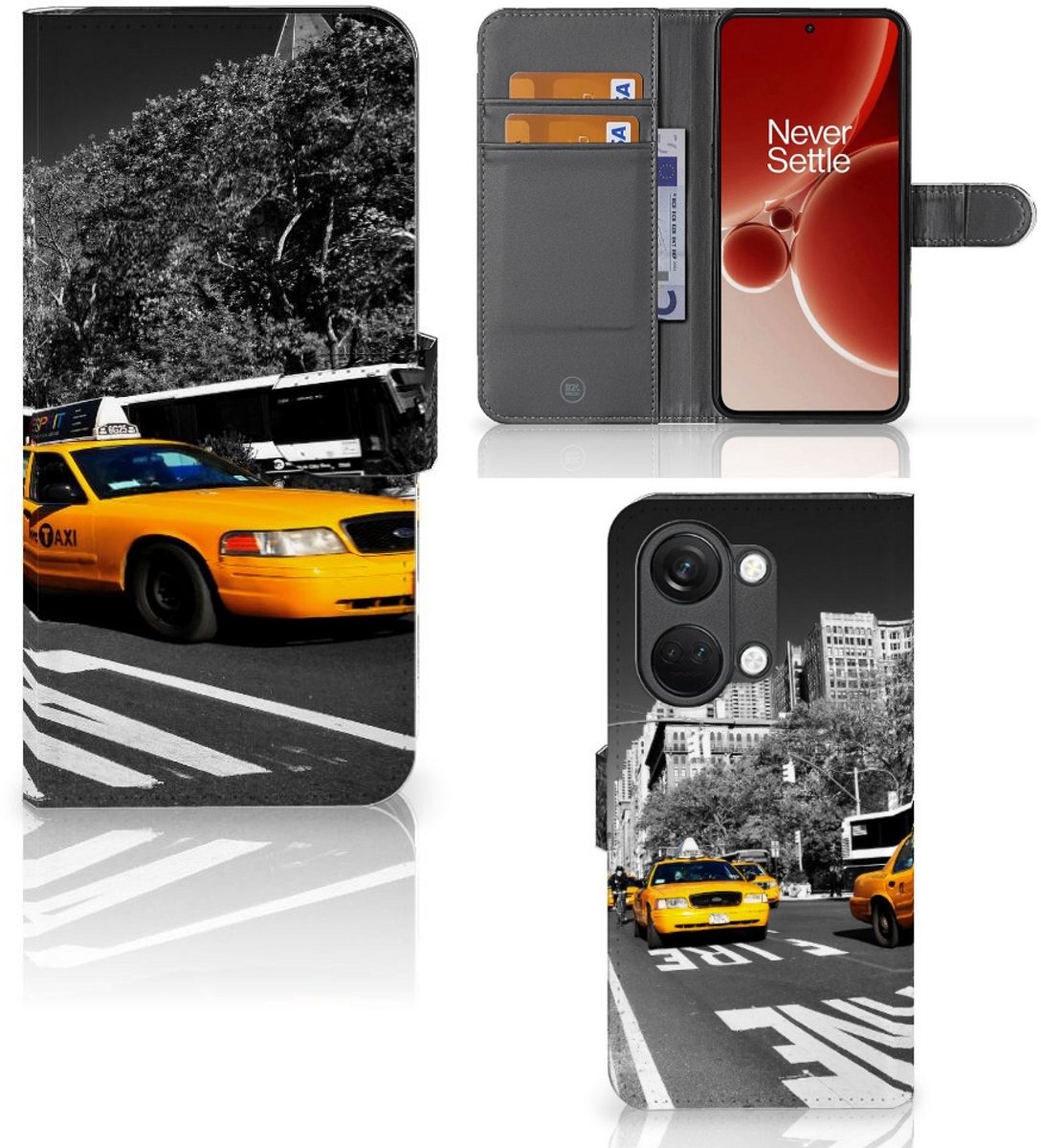 OnePlus Nord 3 Flip Cover New York Taxi