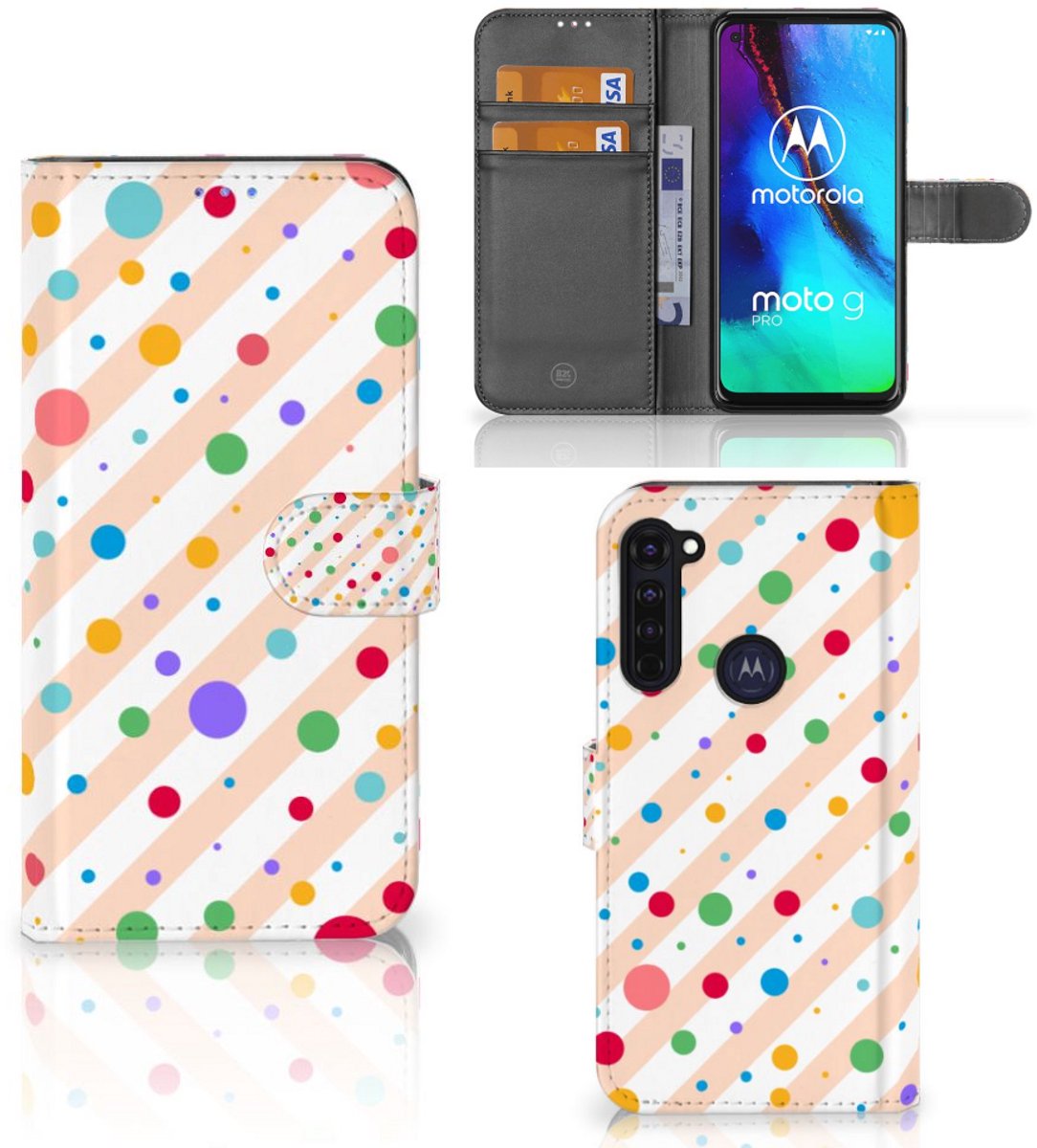 Motorola Moto G Pro Telefoon Hoesje Dots
