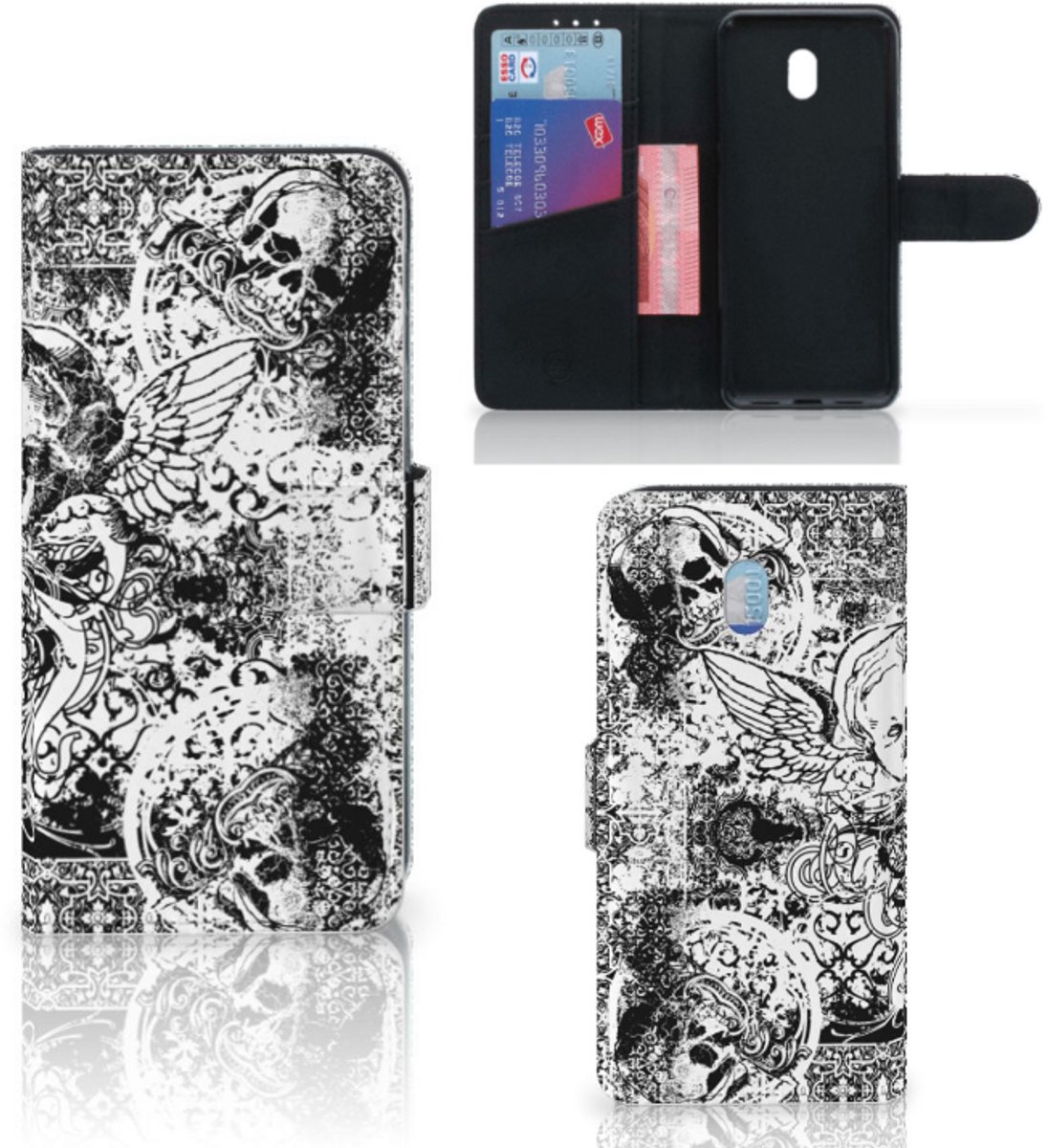 Telefoonhoesje met Naam Xiaomi Redmi 8A Skulls Angel