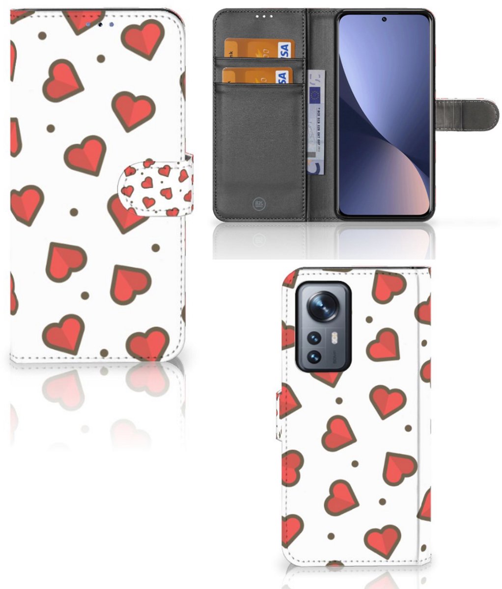 Xiaomi 12 Pro Telefoon Hoesje Hearts