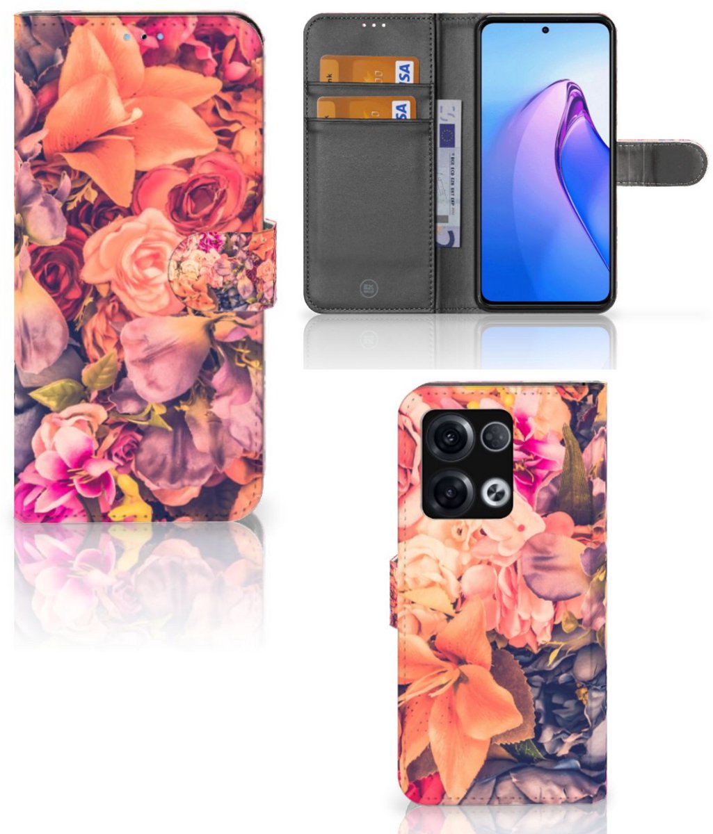 OPPO Reno8 Pro Hoesje Bosje Bloemen