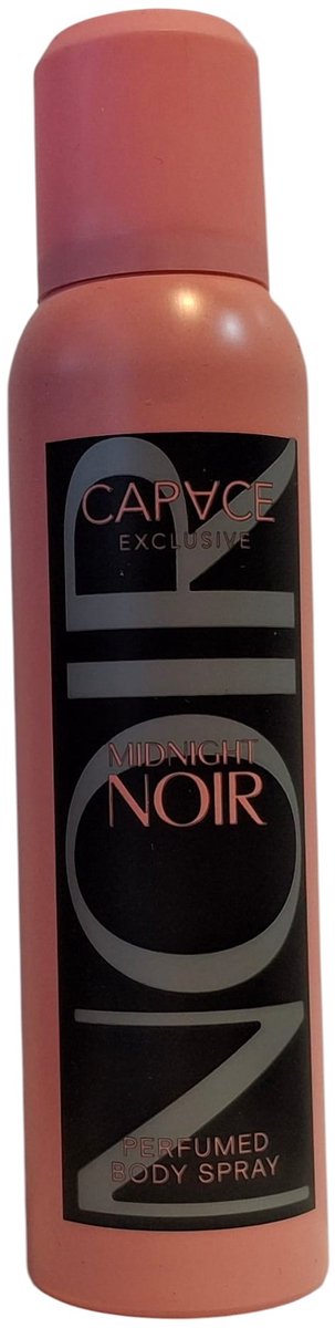 Capace Midnight Noir Body Spray 150 ml – Frisse Geur Spray