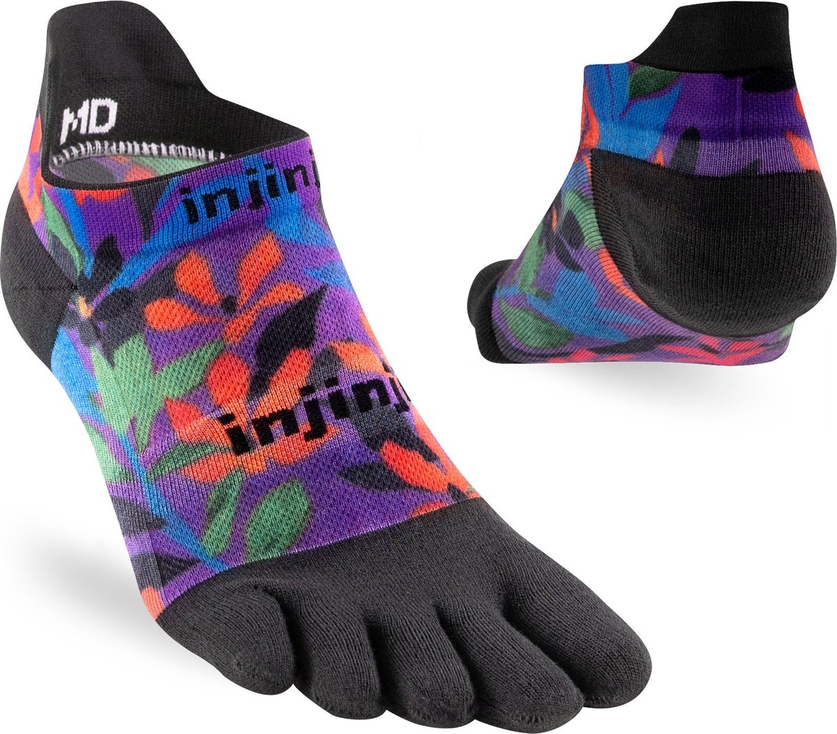 Injinji Teensokken Run Leightweight No Show Coolmax Unisex IS261410 trp M=40,5-44
