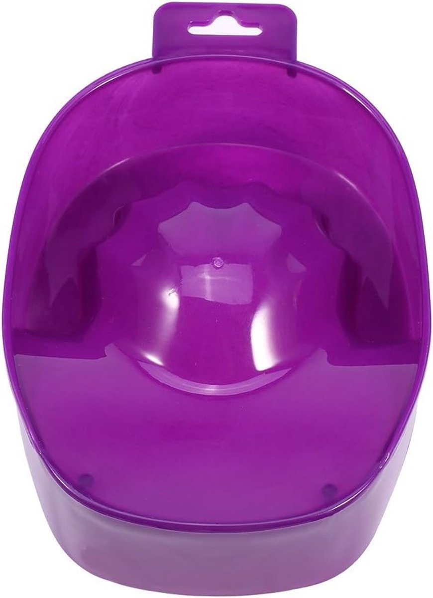 Professionele Nagelverzorgingsset met Schaal en Tray voor Manicure, Nagellak en Behandeling - Ideaal voor Thuis en Spa (Paars)