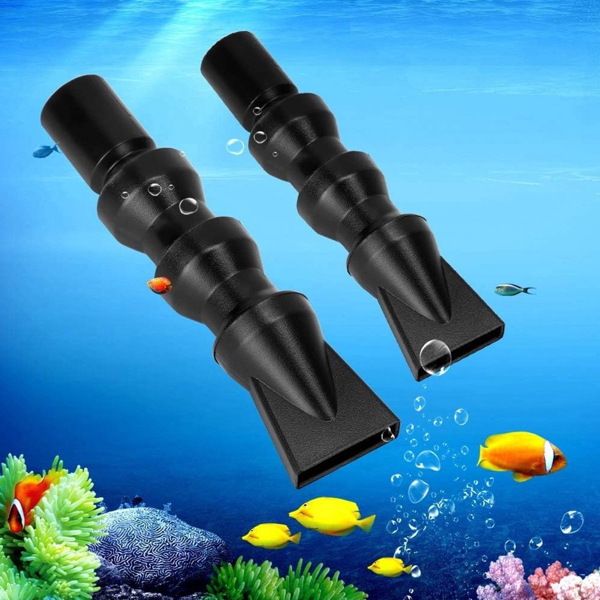 Aquarium Water Outlet Filter met 360° Draaibare Pomp en Platte Nozzle voor Optimale Watercirculatie
