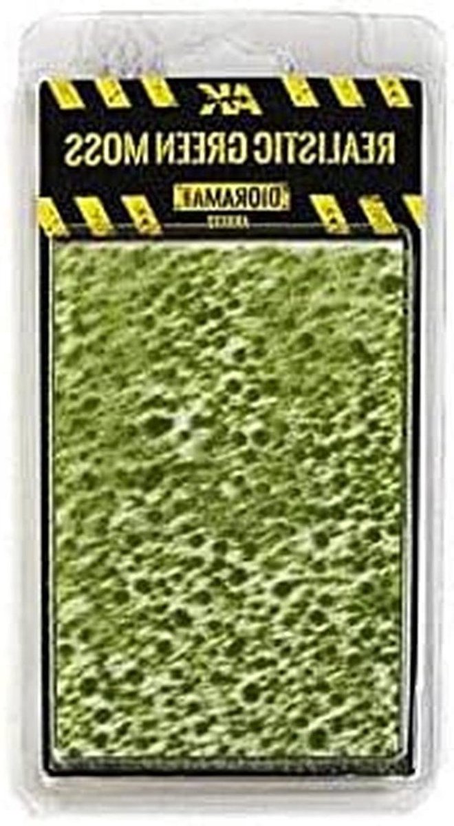 AK Interactive Realistic Green Moss – model making