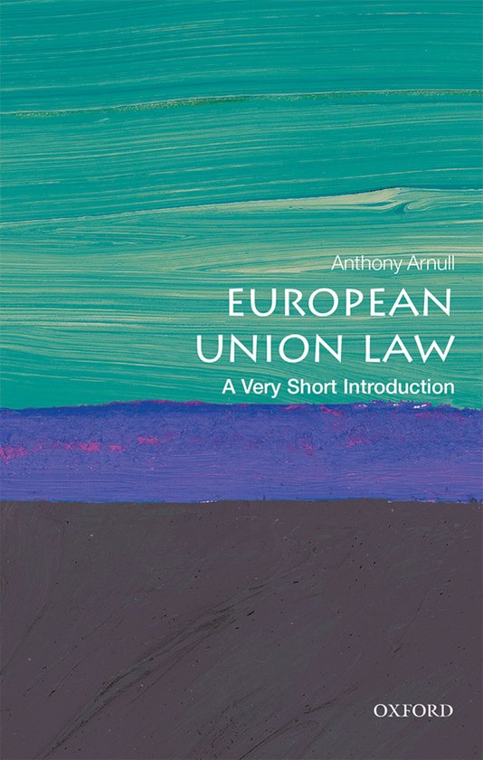 European Union Law: A Very Short Introduction - cover