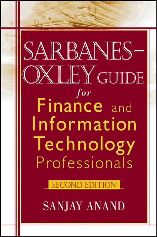 Sarbanes-Oxley Guide for Finance and Information Technology  ... - cover