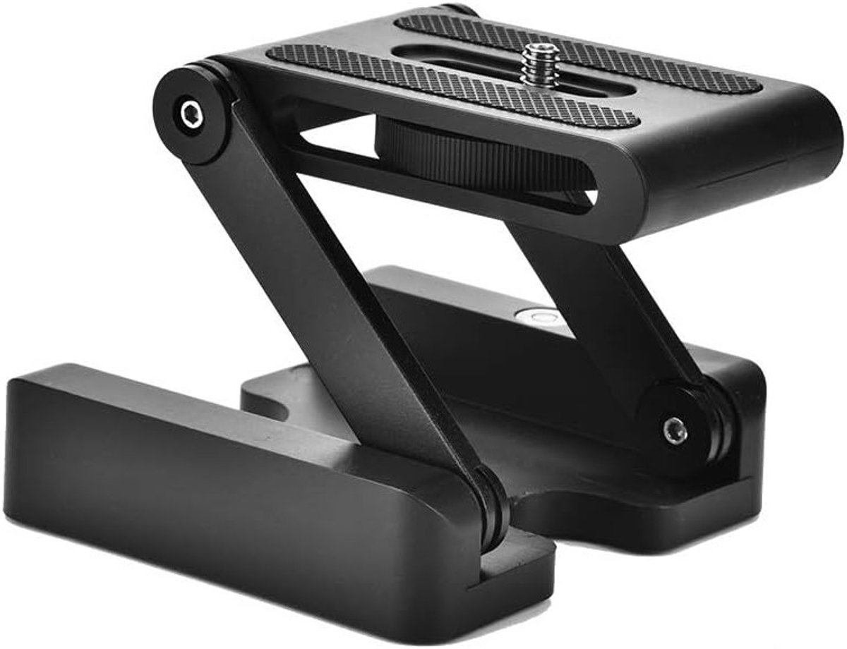 Verstelbare Flexibele Tripod Kop met 1/4" Bevestigingsschroef voor Diverse Camera's, DSLR Compatibel, Ideaal voor Fotografie en Videografie