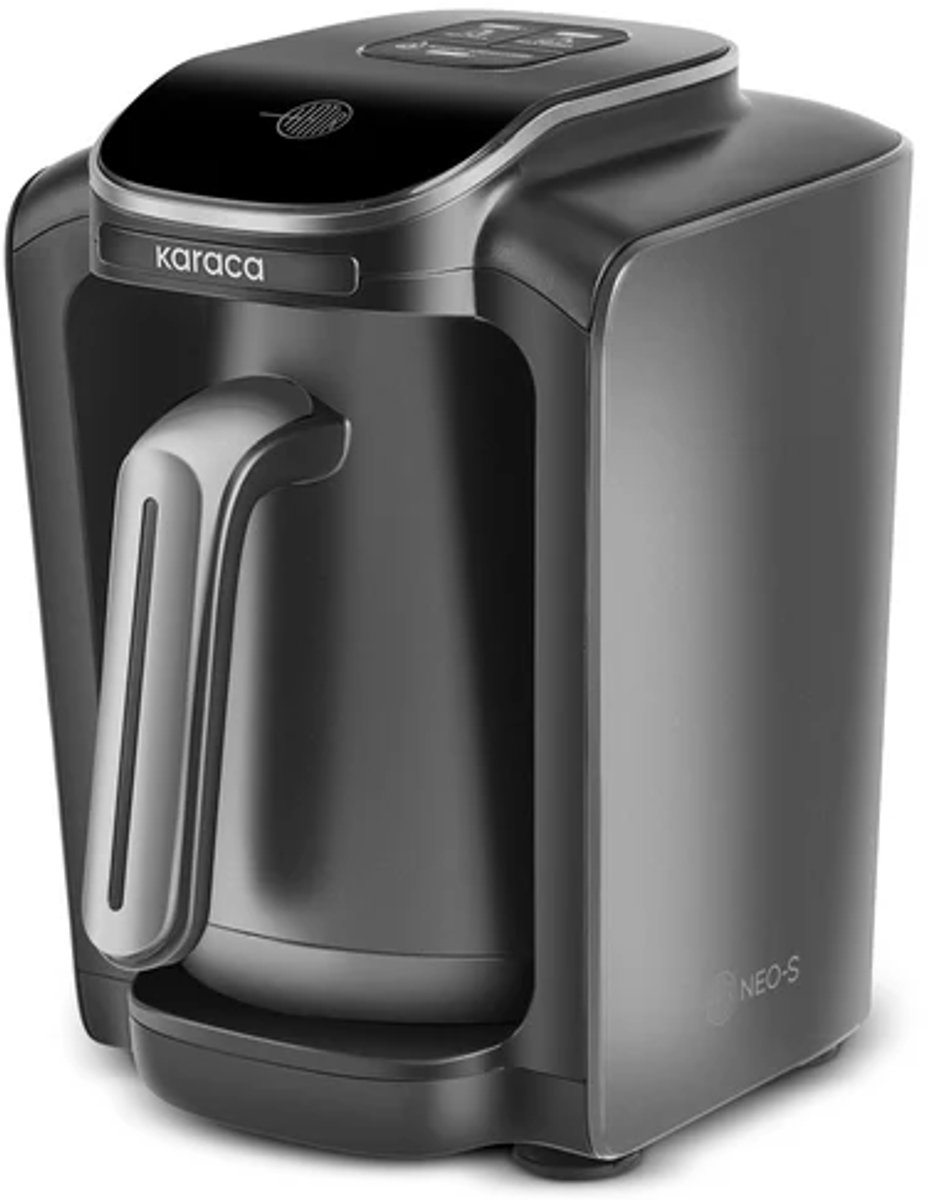 Karaca Hatir Neo Turkse Koffiemachine met Melk – Space Grey – 1-5 Kopjes – Automatisch – Elektrische Cezve – Kozde Functie – Overkookbeveiliging