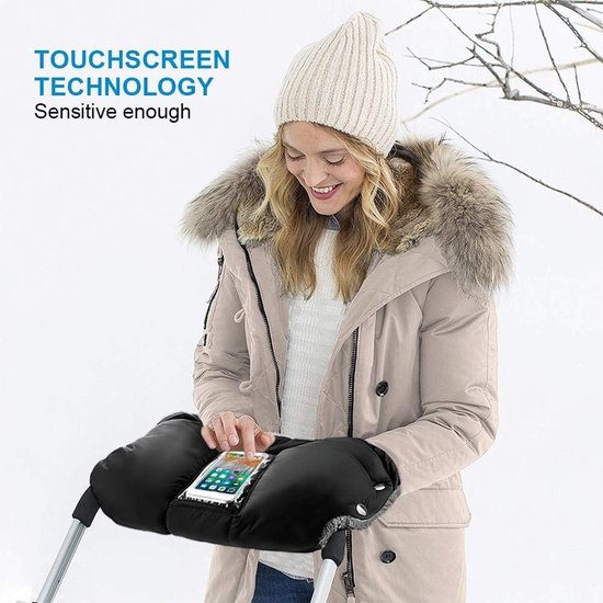 Universele Handwarmer voor Kinderwagen en Buggy - Waterdicht en Warm van Merkloos — afbeelding 5