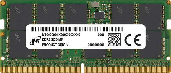 y*0様 DDR5 SO-DIMM 8GB MTC4C10163S1SC56BD Micron 8GB DDR5 SODIMM (1x8GB) 5600MHz MTC4C10163S1SC56BD1 | bol