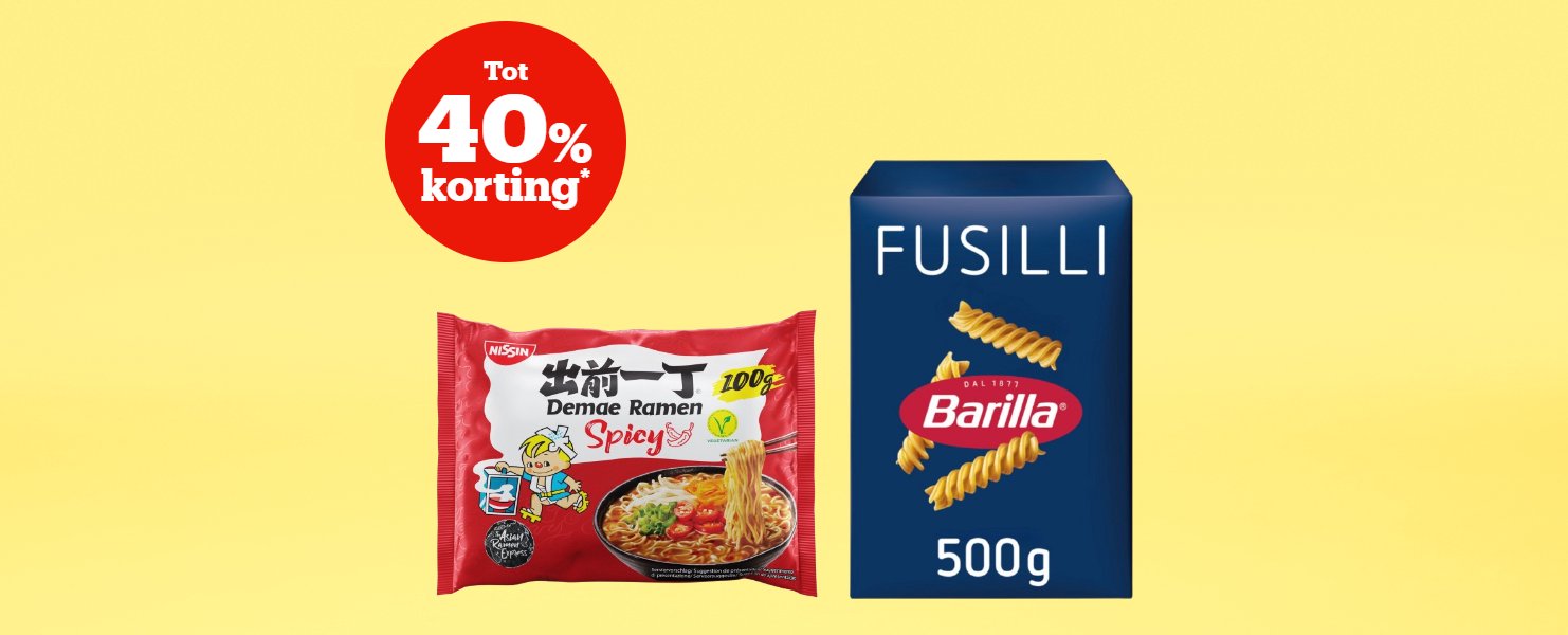 Tot 40% korting*