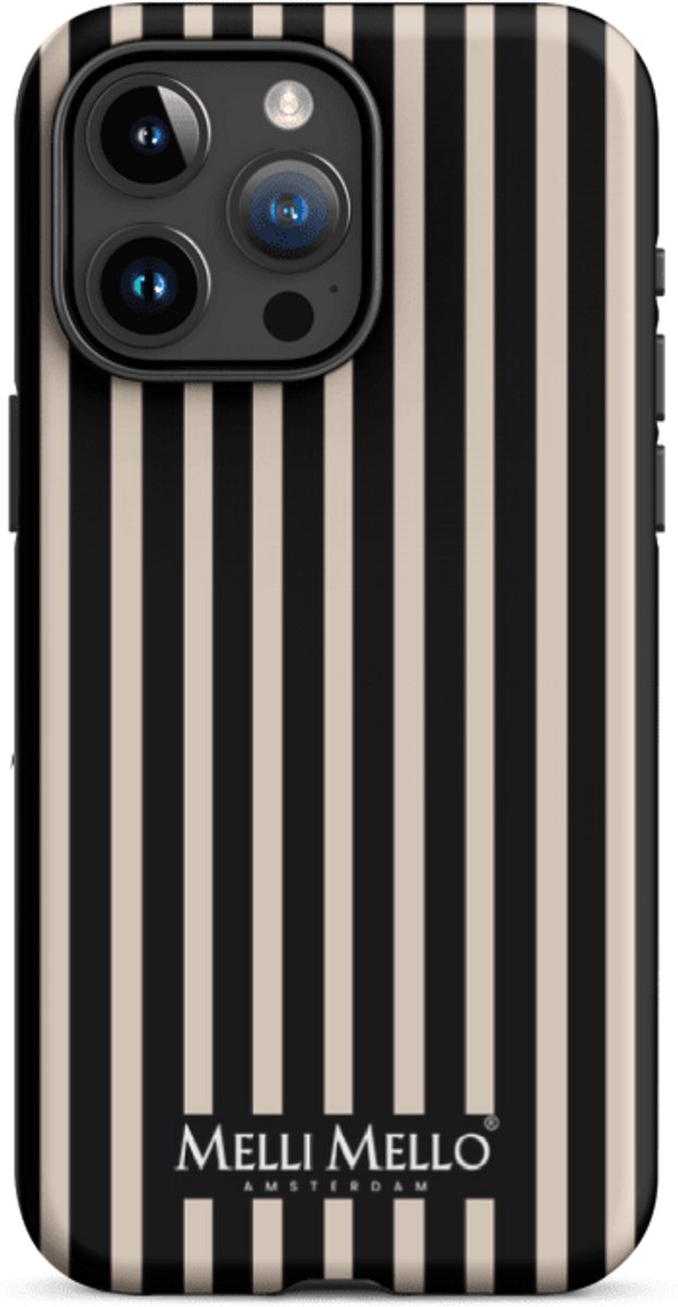 Melli Mello Telefoonhoesje Midnight Lines (Tough Case) - Apple iPhone 15 Pro Max