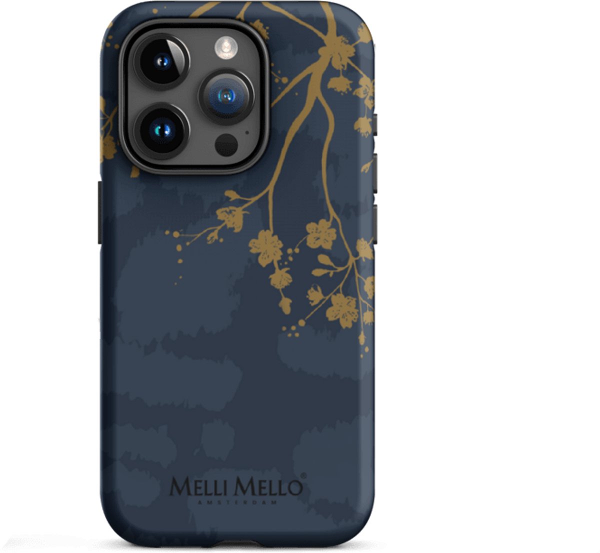 Melli Mello Telefoonhoesje Golden Branch (Tough Case) - Apple iPhone 15 Pro