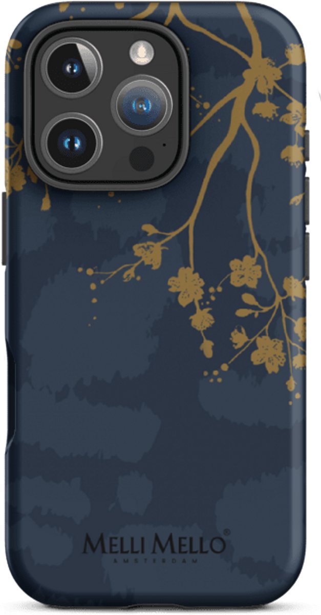 Melli Mello Telefoonhoesje Golden Branch (Tough Case) - Apple iPhone 16 Pro