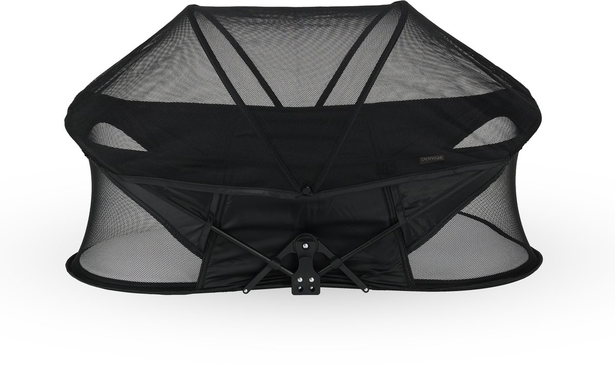 Deryan Infant Deluxe BabyBox Campingbedje - Matras en klamboe - Zwart