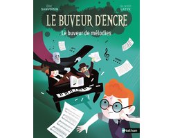 Etoile filante - Le Buveur d'encre : Le buveur de mélodies - Enquête au concert de piano - Roman illustré pour enfants 7-11 ans