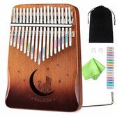 Kalimba 17 tons - avec support, housse et Accessoires de vêtements pour bébé - Piano à pouces