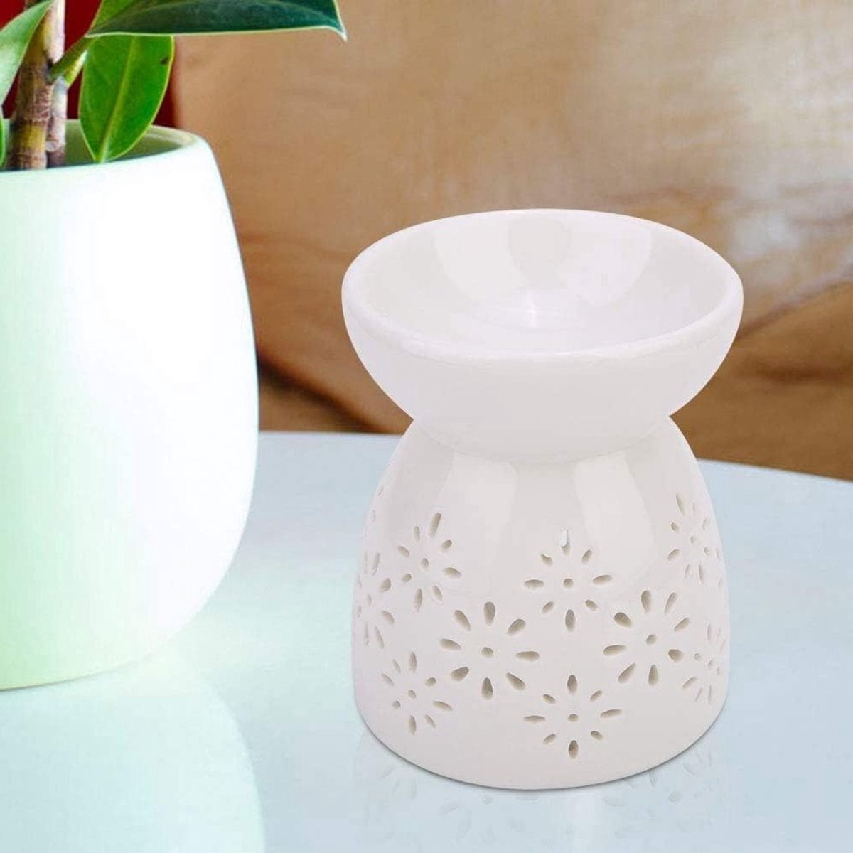 Stijlvolle Theelicht Houder en Geurverspreider voor Essentiële Olie en Aromatherapie in Huisdecoratie — cadeau in Wonen & Interieur - foto 6