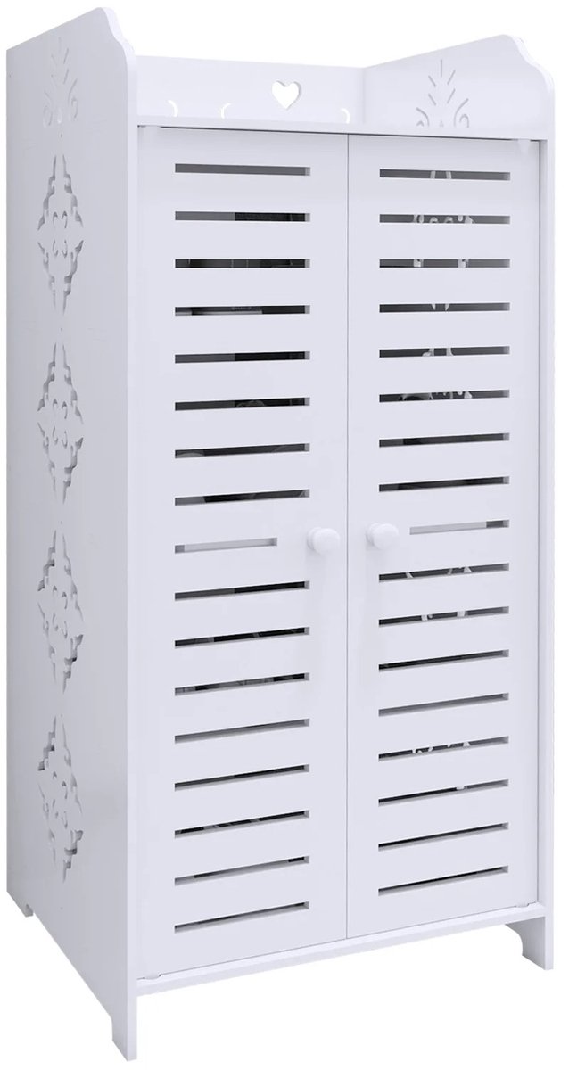 Linkforu – Schoenenkast – Toiletkast – Badkamerkast – Opbergkast – 4 Laags Legplanken - Wi