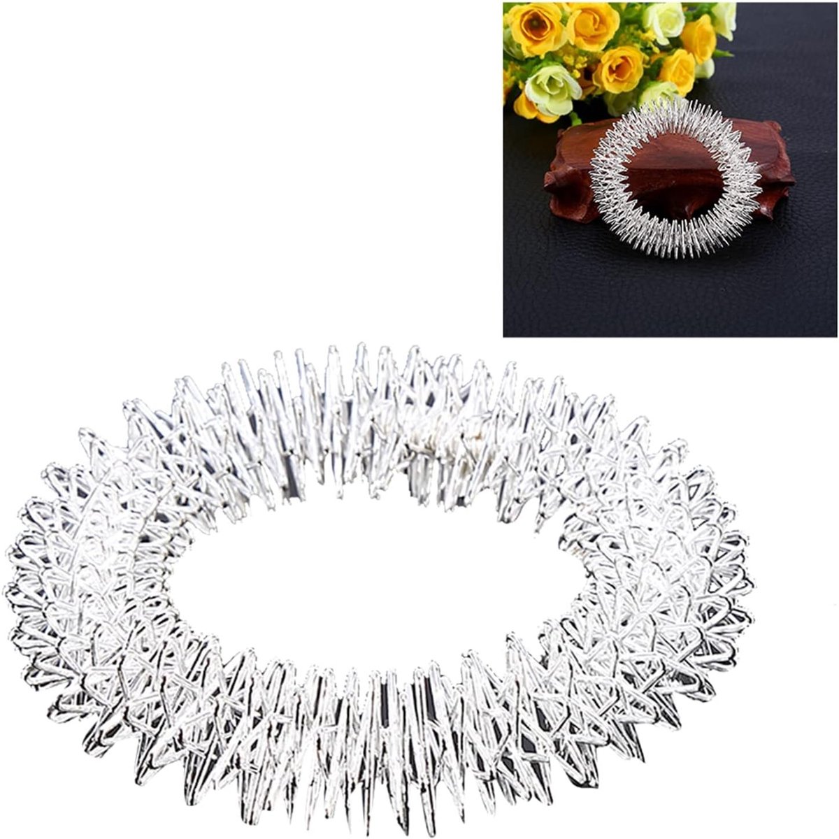 Acupressuur Armbanden voor Ontspanning, Massage en Stressverlichting met Premium Massageringen