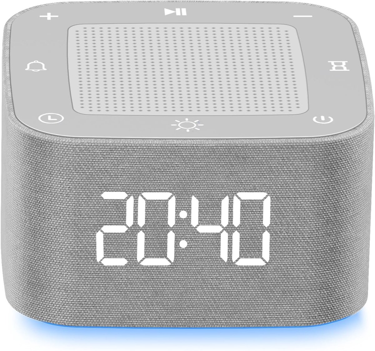 White Noise Machine Slaaphulp, witte ruis met 32 rustgevende geluiden, 7 kleuren, nachtlampje, 5 timers, witte ruismachine met geheugenfunctie, slaaphulp voor volwassenen, student